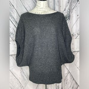 RACHEL ROY Gray Wide Cut Slouch Sweater S